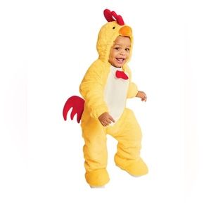 Hyde and Eek! Toddler Plush Yellow Chicken Costume Jumpsuit